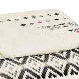 Eddie Bauer - Twin Size Blanket, Ultra-Soft Plush Bed Blanket with Faux Shearling Reverse, Oversized Bedding for Couch or Bed (Mountain Village Red) Eddie Bauer