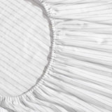 Eddie Bauer - Sheet Set, Luxurious Cotton Percale Bedding with Matching Pillowcases, Crisp & Cool, Fully Elasticized (Arden Stripe Grey, Full) Eddie Bauer