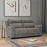 Signature Design by Ashley Next-Gen DuraPella Faux Leather Zero Wall Power Reclining Sofa with USB, Slate Gray Signature Design by Ashley