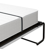 Bestar Claremont 59W Full Murphy Bed in White, Sleeping Arrangement for Multipurpose Area, Bedroom, Guest Room, or Living Room Bestar