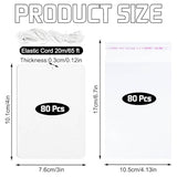 80 Pcs Sublimation Air Fresheners Blanks with Bags, DIY Sublimation Air Freshener Sheets Scented Hanging Felt Heat Transfer Air Freshener for Car Home Interior Decor BAOZOON