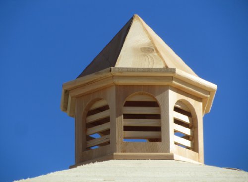 SamsGazebos 10' Octagon English Cottage Garden Gazebo with Cupola, Adjustable for an Uneven Patio, Made in USA SamsGazebos