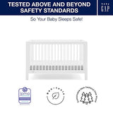 GAP babyGap Charlie 6-in-1 Convertible Crib - Greenguard Gold Certified, Bianca White Delta Children