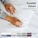 California Design Den Luxury 800 Thread Count 100% Cotton Sheets for Queen Size Bed - Soft Sateen,Deep Pockets for a Snug Fit, Durable Bedding Set - White Sheets
