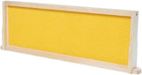 BeeCastle 40-Pack Beehive Bee Frames Waxed Foundation with Complete Unassembled Commercial Frames, 6-1/4-Inch (Yellow) BeeCastle