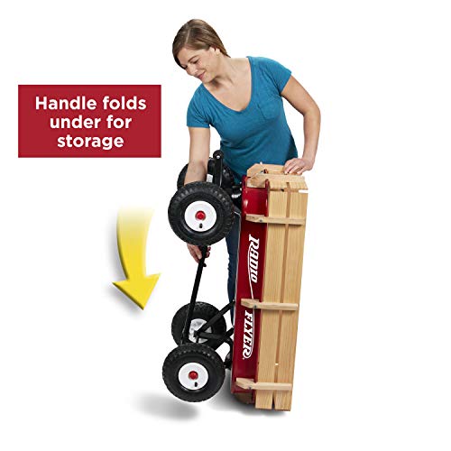 Radio Flyer 36" All-Terrain Steel & Wood Wagon - WoodArtSupply