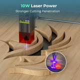 Creality Falcon Laser Engraver 10W, 0.06mm High Accuracy Laser Engraving Machines, 72W Laser Engraver and Cutter Machine for Wood, Metal, Acrylic, Glass, Leather, 15.7"×16.3" Workspace CREALITY FALCON