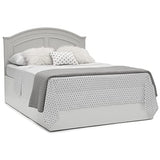Delta Children Perry 6-in-1 Convertible Crib - Greenguard Gold Certified, Moonstruck Grey Delta Children