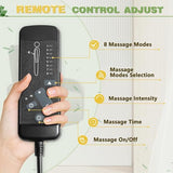 Furniwell Massage Recliner Chair for Living Room Adjustable Fabric Reclining Chair Home Theater Seating Modern Winback Single Sofa for Adults with Footrest (Gray) Furniwell