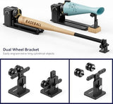 SCULPFUN RA Pro Max 4 in 1 Rotary Roller Chuck, Laser Roller Engraving Machine, 180° Adjustable Angle Dual Wheel Extension Bracket Cylindrical Object Processing for S9 S30 Ultra Series Laser Engraver SCULPFUN