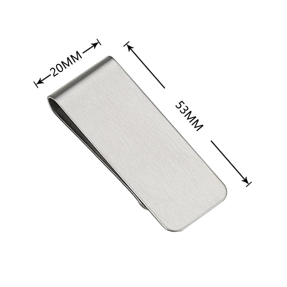 Personalized Money Clip for Men, Custom Money Clip Printed with Photo Custom Engraved Text LOGO Credit Card Cash Holder BLUEKISS