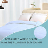 Woolous Australian Wool Comforter – 100% Natural Wool Quilt & Duvet Insert – Ultra Soft Cotton Cover, Lightweight Comforter for All Season Twin Size (86x70 inches) Woolous