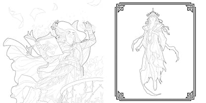 The Dungeons & Dragons Coloring Book: 80 Adventurous Line Drawings