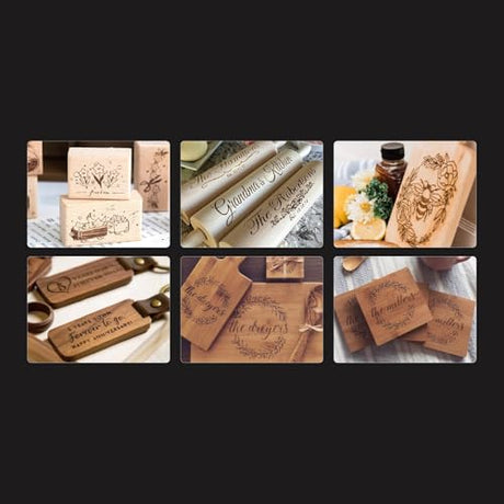Aufero Laser Engraver Machine 5W Output Power, DIY Laser Engraver Laser Cutter and Engraver for Wood and Metal, Paper, Acrylic, Glass, Leather（5W） Aufero