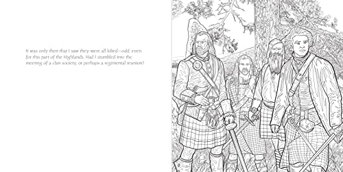 The Official Outlander Coloring Book: An Adult Coloring Book Bantam
