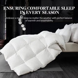 WhatsBedding Feather Down Fiber White Comforter,All Season Luxury Bed Comforter,Ultra Soft 100% Cotton Duvet Insert, Twin Size 68"x90" WhatsBedding