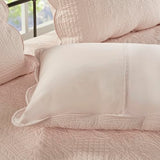 Madison Park Daybed Cover Set-Trendy Damask Quilting with Scalloped Edges All Season Luxury Bedding with Bedskirt, Matching Shams, Decorative Pillow, 75"x39", Tuscany Blush, 6 Piece Madison Park