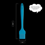 SILCONY 8.4" Silicone Basting Pastry Brush - Perfect for Oil Butter Spread, Marinades, Baste, BBQ, Grill, Cooking - BPA Free, Food Grade Material, Dishwasher Safe (3, 8.4 Inches) Silcony