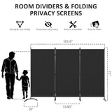 Kecreque Room Divider 3 Panel Room Dividers and Folding Privacy Screens with 4 Curved Metal Feet Partition Wall Divider,Cubicle Wall for Office Partitions,Bedrooms, Dining Rooms, Dorm Rooms Kecreque
