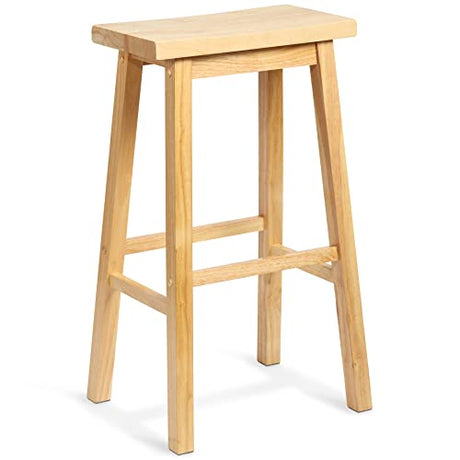 PJ Wood Classic 29-inch Natural Saddle-Seat Bar Stool PJ Wood