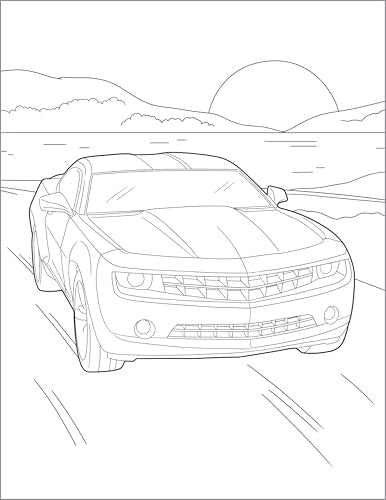 Coloring Book for Kids: Cool Cars & Trucks WoodArtSupply