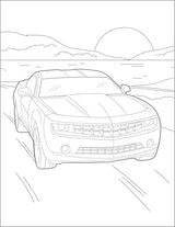 Coloring Book for Kids: Cool Cars & Trucks WoodArtSupply