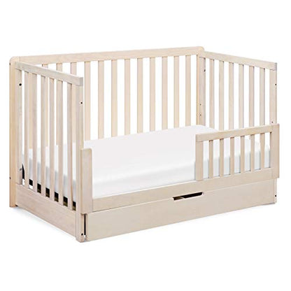 Carter's by DaVinci Colby 4-in-1 Convertible Crib with Trundle Drawer in Washed Natural, Greenguard Gold Certified, Undercrib Storage