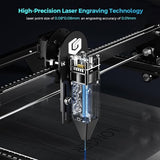 LONGER Ray5 10000mW Class 4 Laser Engraver, DIY Laser Cutter Engraving Machine with 3.5" Touch Screen, 15.75"x15.75" Engraving Area, 0.08mm Laser Spot, for Wood, Metal, Acrylic, Glass Longer