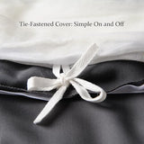 CUDDLE DREAMS Lightweight Silk Filled Comforter for Summer, Detachable Tencel Duvet Cover for Easy Care, Naturally Breathable (Steel Gray, Twin) CUDDLE DREAMS