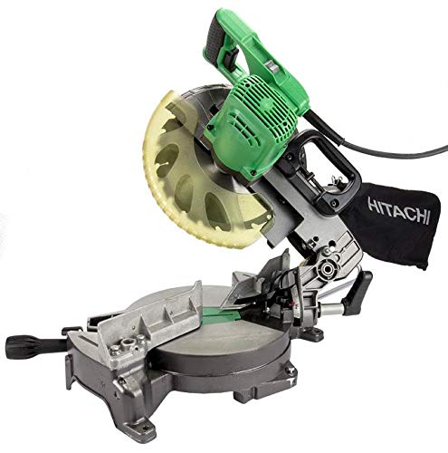 Hitachi C10FCH2 15-Amp 10-inch Single Bevel Compound Miter Saw with Laser Marker - WoodArtSupply