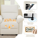 cinkehome Wall Hugger Power Recliners for Small Spaces, Electric RV Recliners with USB, Modern Recliner Chair for Living Room, Apartment