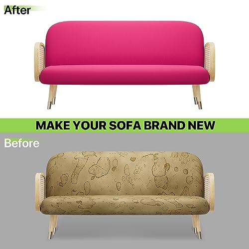 Magshion Futon Cover Slipcover Armless Sofa Cover Furniture Protector Without Armrests Slipcover Soft with Elastic Bottom Queen Size 60"x80"x6" Hot Pink Magshion