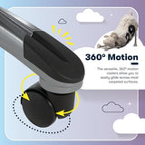 Serta Fairbanks Big & Tall Executive Office Chair, Ergonomic Comfy High-Back ComputerChairs with Lumbar Support, Semi-Plush Seat Cushion, Padded Armrests, Nylon Swivel Base, Bonded Leather, Black Serta