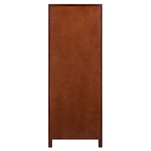 Winsome 94402 Pantry Cupboard with Door, Antique Walnut Winsome