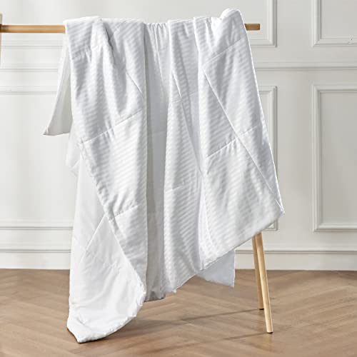 Bedsure Duvet Insert Twin XL Size - Lightweight Comforter, Quilted Cooling Duvet Insert, Down Alternative Summer Comforter with 8 Tabs, College Dorm Essentials, Machine Washable, White, 68x92 inches Bedsure