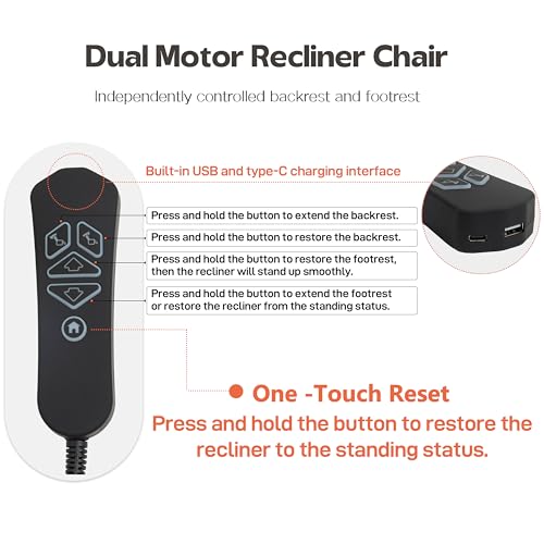JIKFRIMA Power Lift Recliners Chairs for Elderly Adults Lay Flat Recliner with Heat & Massage, Wireless Charging Device, USB Ports, Cup Holder, Lumbar Pillow, 400Lbs（Velvet Fibric,Light Brown）