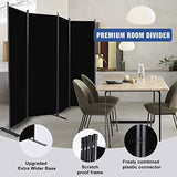 Room Divider 6FT Portable Room Dividers and Folding Privacy Screens, 88'' W Fabric Divider for Room Separation, 4 Panel Partition Room Dividers Screen HOMSCREENER