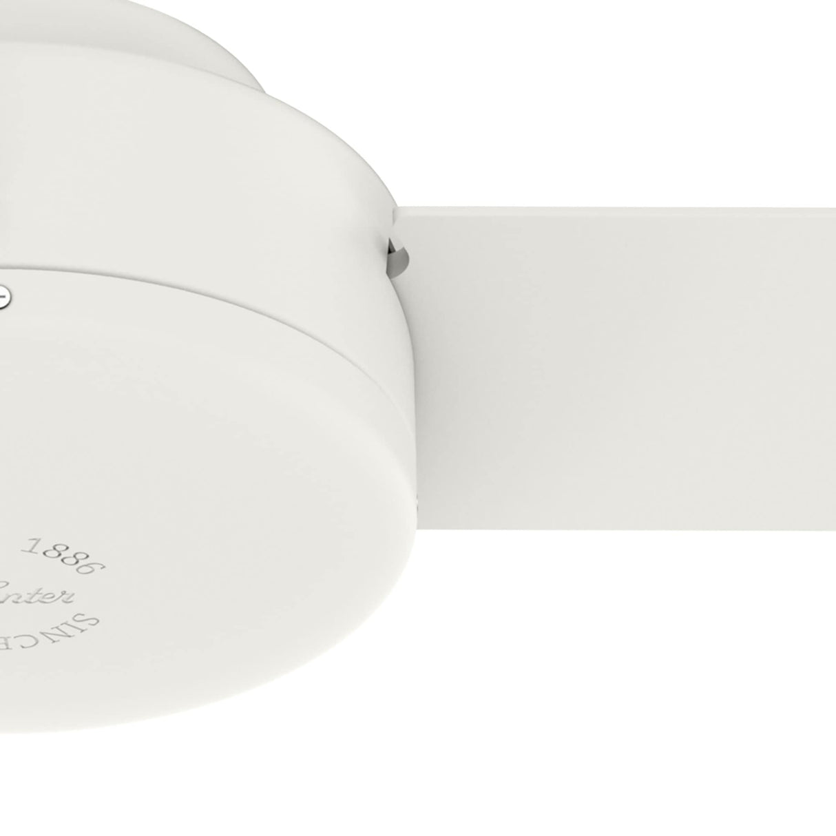 Hunter Fan Company 51848 Presto Ceiling Fan, Matte White, 10.09x44x44 Hunter