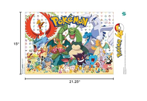 Buffalo Games - Pokémon - Fan Favorites - 300 Large Piece Jigsaw Puzzle Multicolor, 21.25"L X 15"W