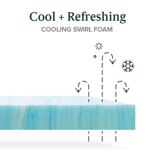 ZINUS 10 Inch Twin Cooling Comfort Hybrid Mattress [New Version], Fiberglass Free, Medium Firm Feel, Motion Isolation, Certified Safe Foams & Fabric ZINUS