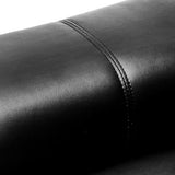 COMHOMA Power Lift Recliner for Elderly, Lift Chair with Heat and Massage, PU Recliner Sofa with Timing Function 2 Side Pockets, Cup Holders and Infinite Position for Living Room, Black COMHOMA