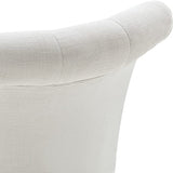 Batohom Home Office Chair Adjustable Height Swivel Chair with Wheels Linen Fabric Upholstered Computer Desk Chair with Wooden Legs Comfortable Armless Chair for Home Office Study Studio(Beige) Batohom