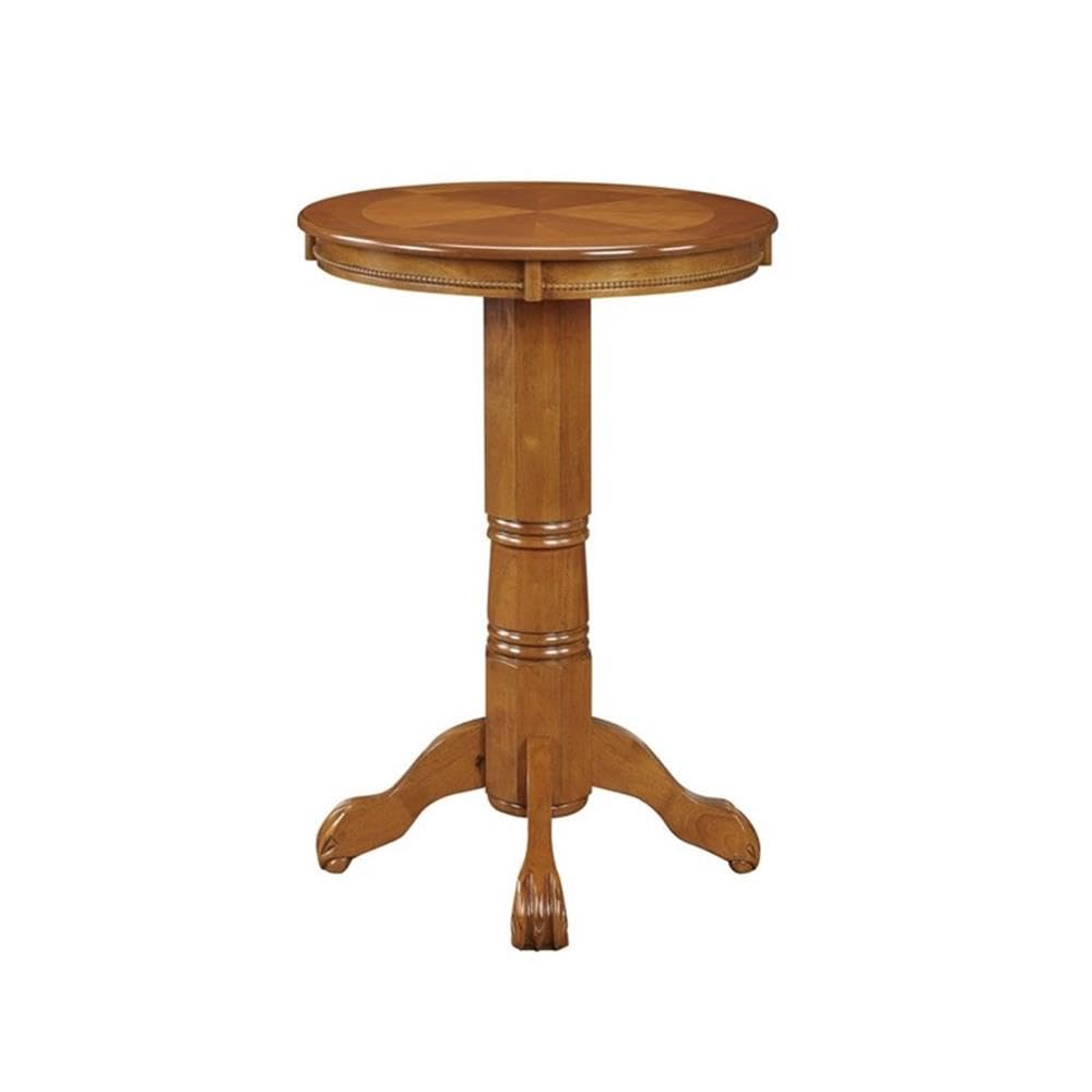 Boraam Florence Pub Table, 42" Height, Brushed Oak Boraam