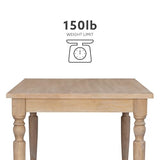 Linon Dining Table Brown Linon