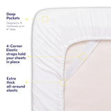 1500 Supreme Collection Queen Sheet Sets White - Luxury Hotel Bed Sheets and Pillowcase Set for Queen Mattress - Extra Soft, Elastic Corner Straps, Deep Pocket Sheets, Queen White Sweet Home Collection