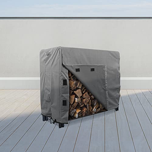 KHOMO GEAR 4 Log Rack Cover 4ft, 4 Feet, Grey KHOMO GEAR