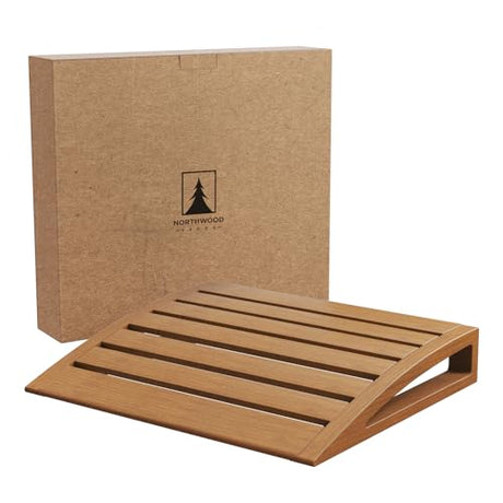 Northwood Sauna - Sauna Headrest - Handmade from Canadian Red Cedar Wood - Comfortable Neck Support Pillow Northwood Sauna