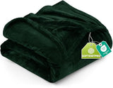Utopia Bedding Fleece Blanket Queen Size Forest Green 300GSM Luxury Anti-Static Fuzzy Soft Microfiber Bed Blanket (90x90 Inch) Utopia Bedding