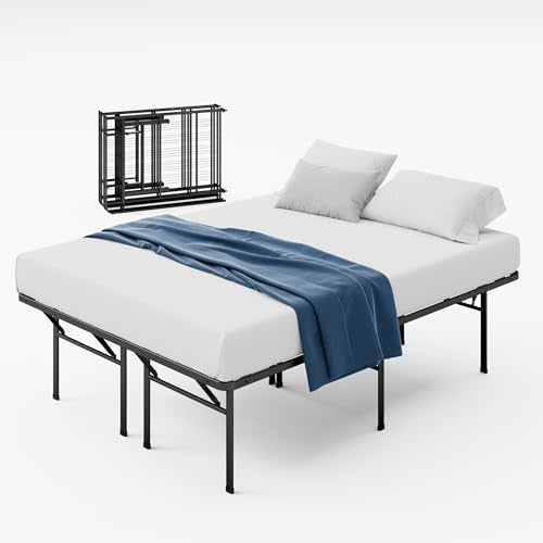 Zinus SmartBase Heavy Duty Mattress Foundation, 18 Inch Metal Platform Bed Frame, No Box Spring Needed, Sturdy Steel Frame, Underbed Storage, Twin Zinus