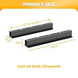 WALMANN Overhead Tote Storage Rail System, Garage Ceiling Bin Storage Rack Heavy Duty Adjustable Tote Slide Garage Storage System(for 3 Bins, Bins are not included) WALMANN